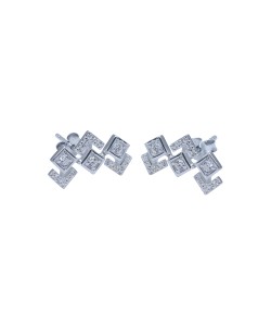 Silver Stud Earring STS-5833